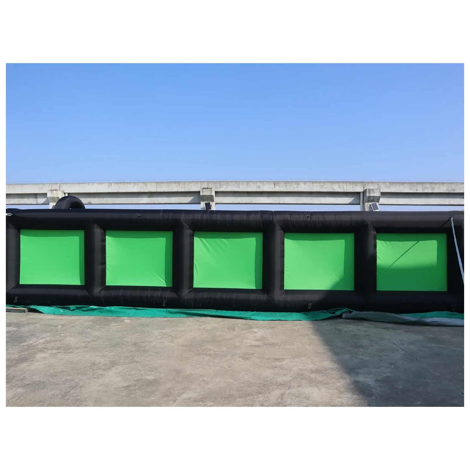 Kids Outdoor Party Venue - Labirinto Gonfiabile da Esterno Nero e