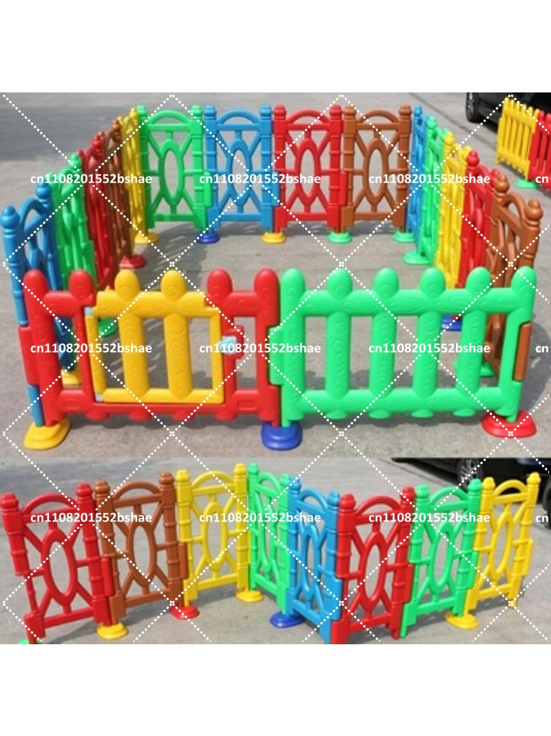 Kids Outdoor Fence - Recinzione da gioco in plastica multi-angolo
