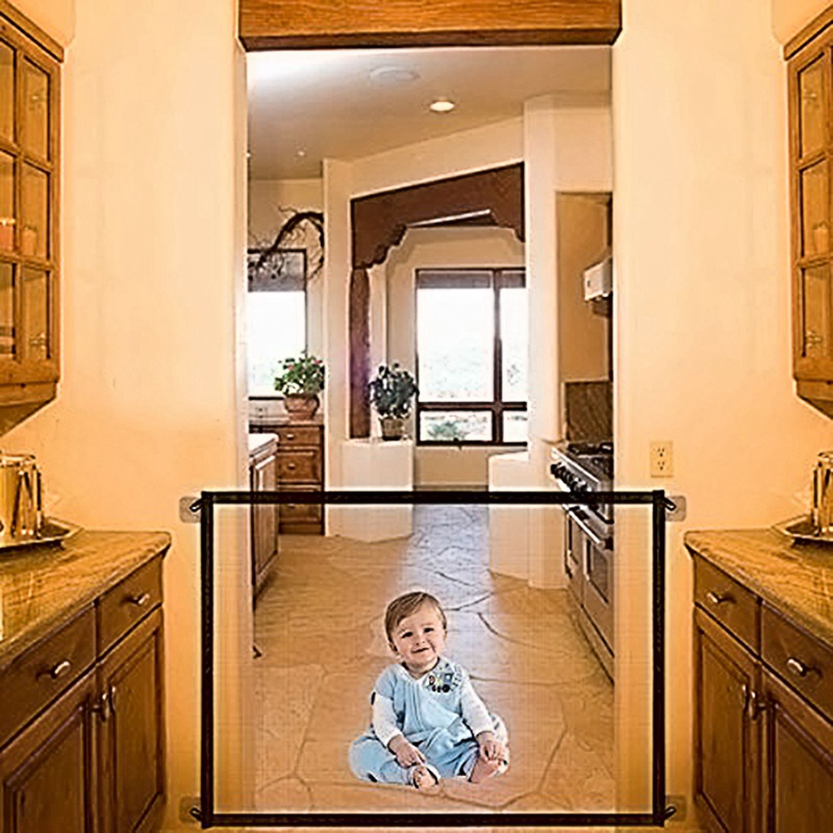Kids Outdoor Fence - FBIL-2X Magic Gate Cancello di sicurezza