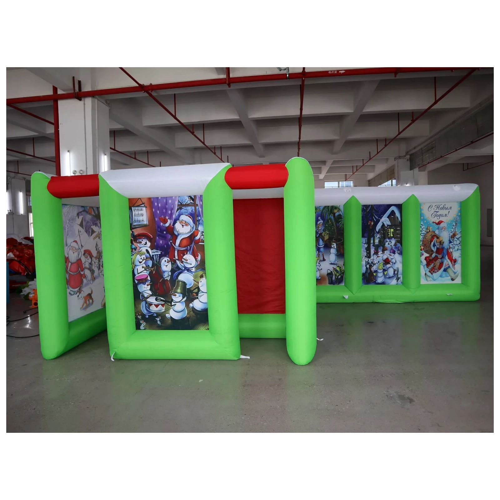 Kids Outdoor Party Venue - Grande Labirinto Gonfiabile Aperto 6X6m 20X20ft