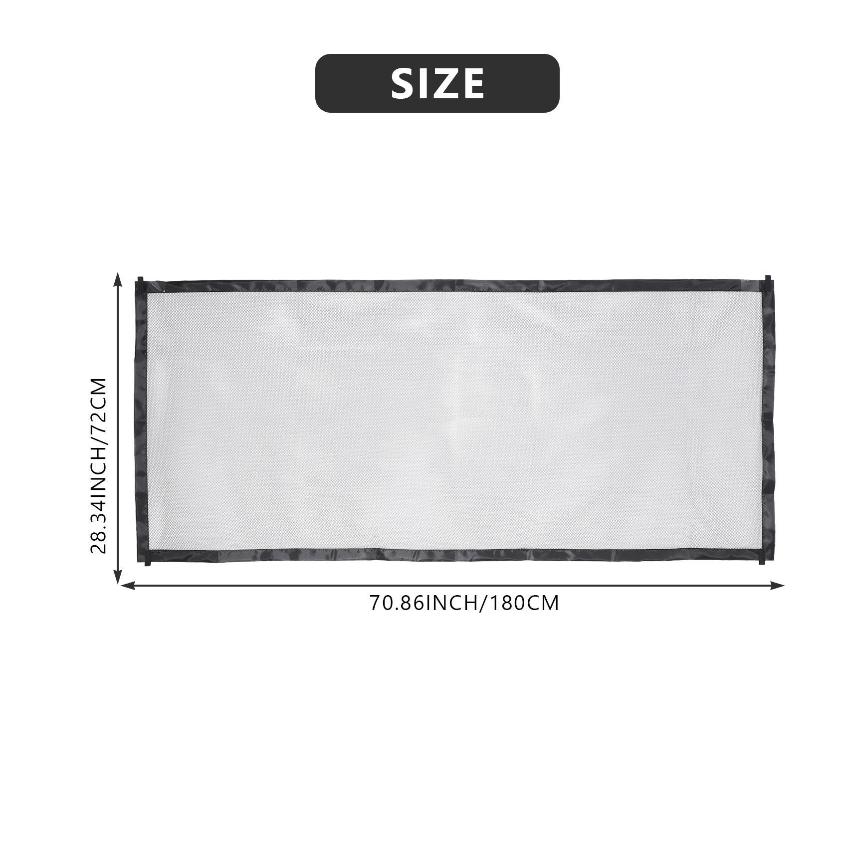 Kids Outdoor Fence - AINY-Magic Gate Pieghevole portatile in rete