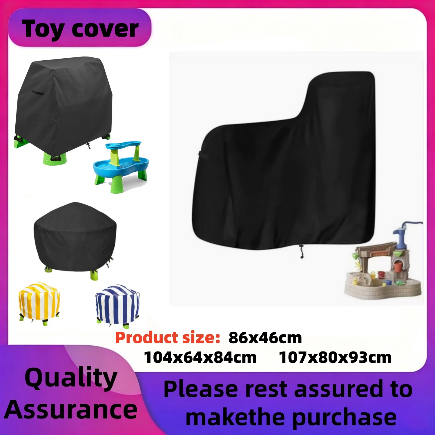 Kids Outdoor Water Table - Copertura per tavolo acquatico per bambini,