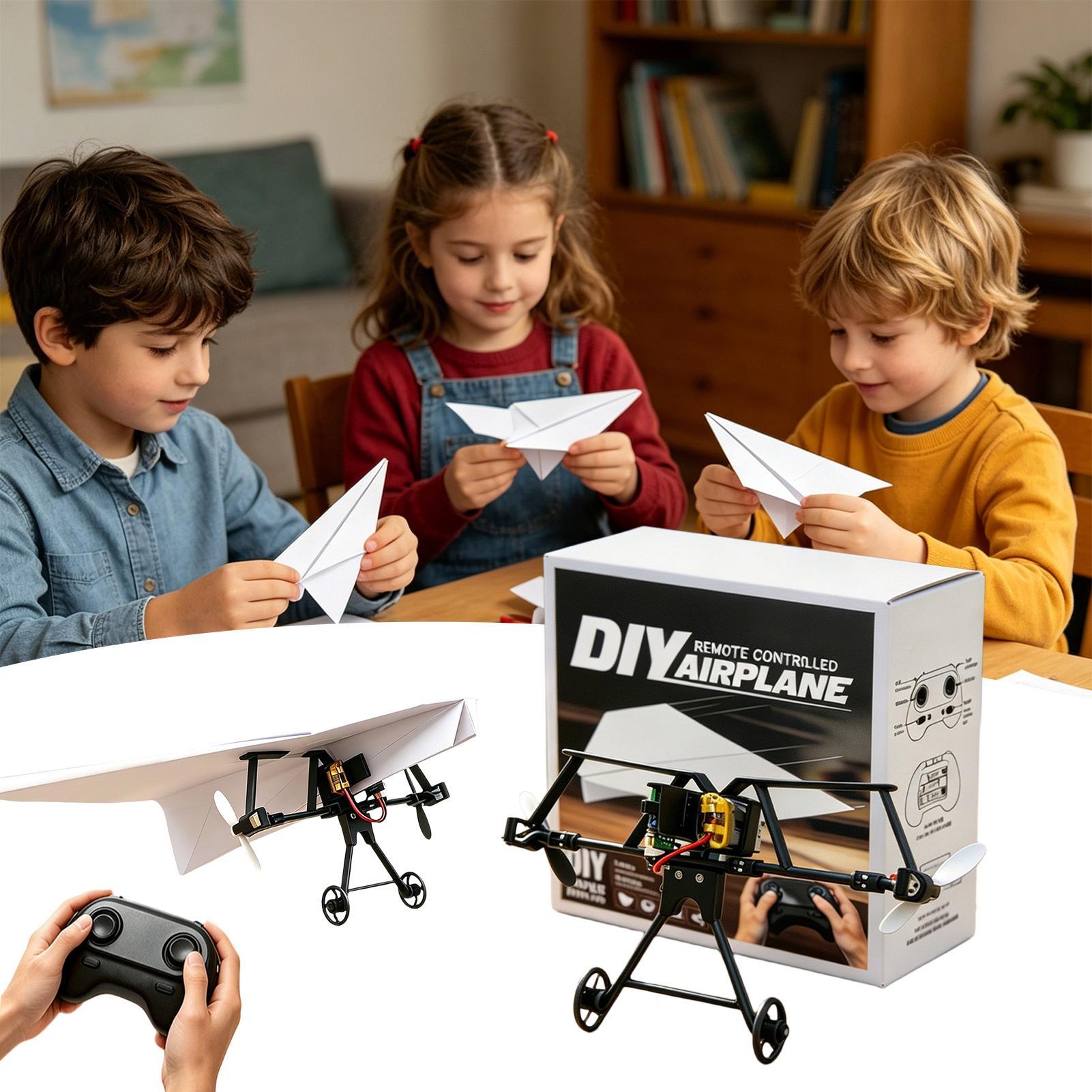 Kids Outdoor Activity Set - Kit Fai-da-Te per Aeroplanino di Carta