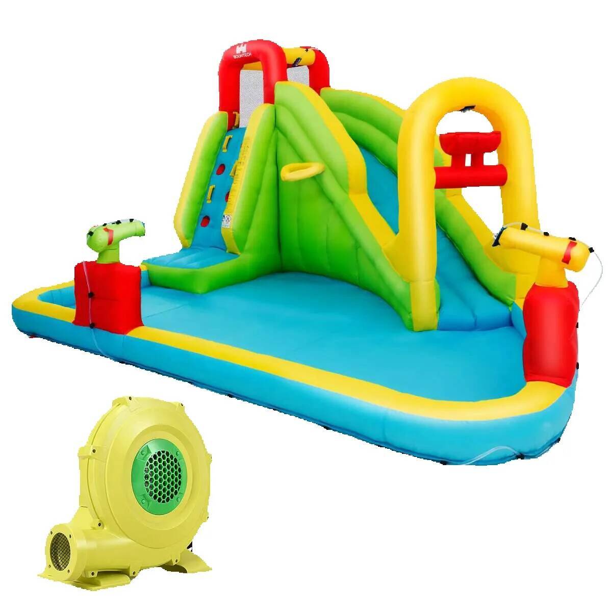 Kids Outdoor Jump House - Scivolo da salto per casa con