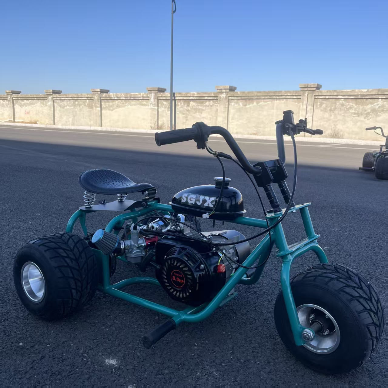 Go Kart Pedal Kids - Go-Kart a Pedali Verde Scuro Vintage