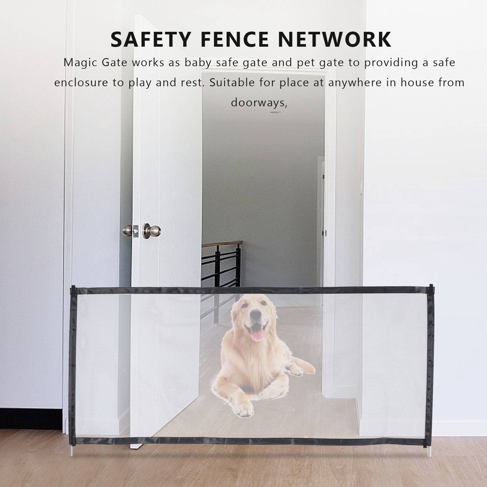 Kids Outdoor Fence - B78B-Magic Gate Pieghevole portatile in rete