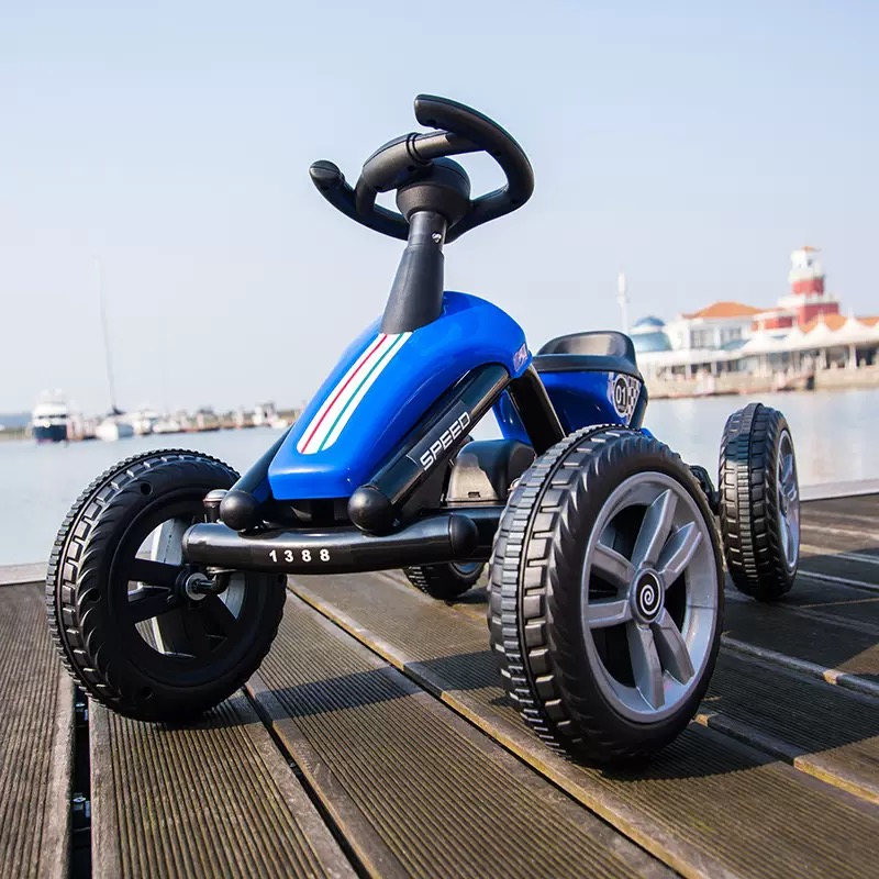 Go Kart Pedal Kids - Go-kart a pedali per bambini, doppio