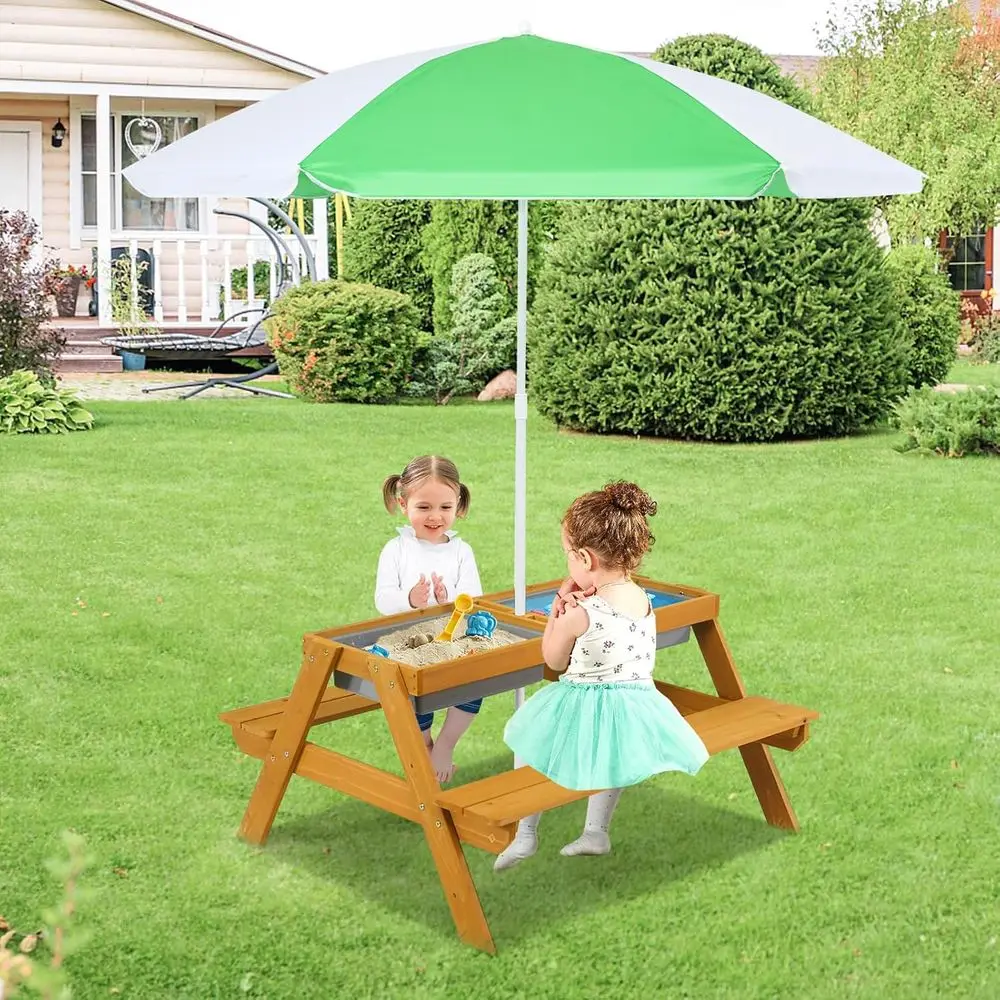 Tavolo da Picnic 3-in-1 Regola - Kids Outdoor Water Table recensione e prezzo