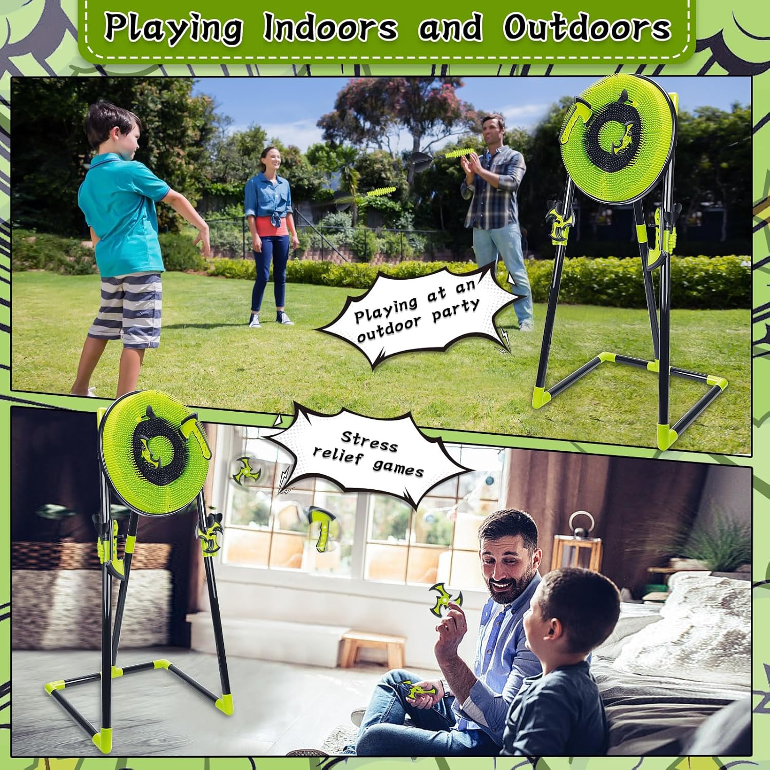 Set di bersagli da lancio con  - Kids Outdoor Ninja Set recensione e prezzo