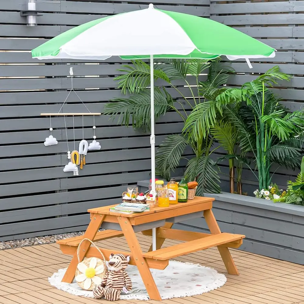 Tavolo da Picnic 4-in-1 in Leg - Kids Outdoor Water Table recensione e prezzo