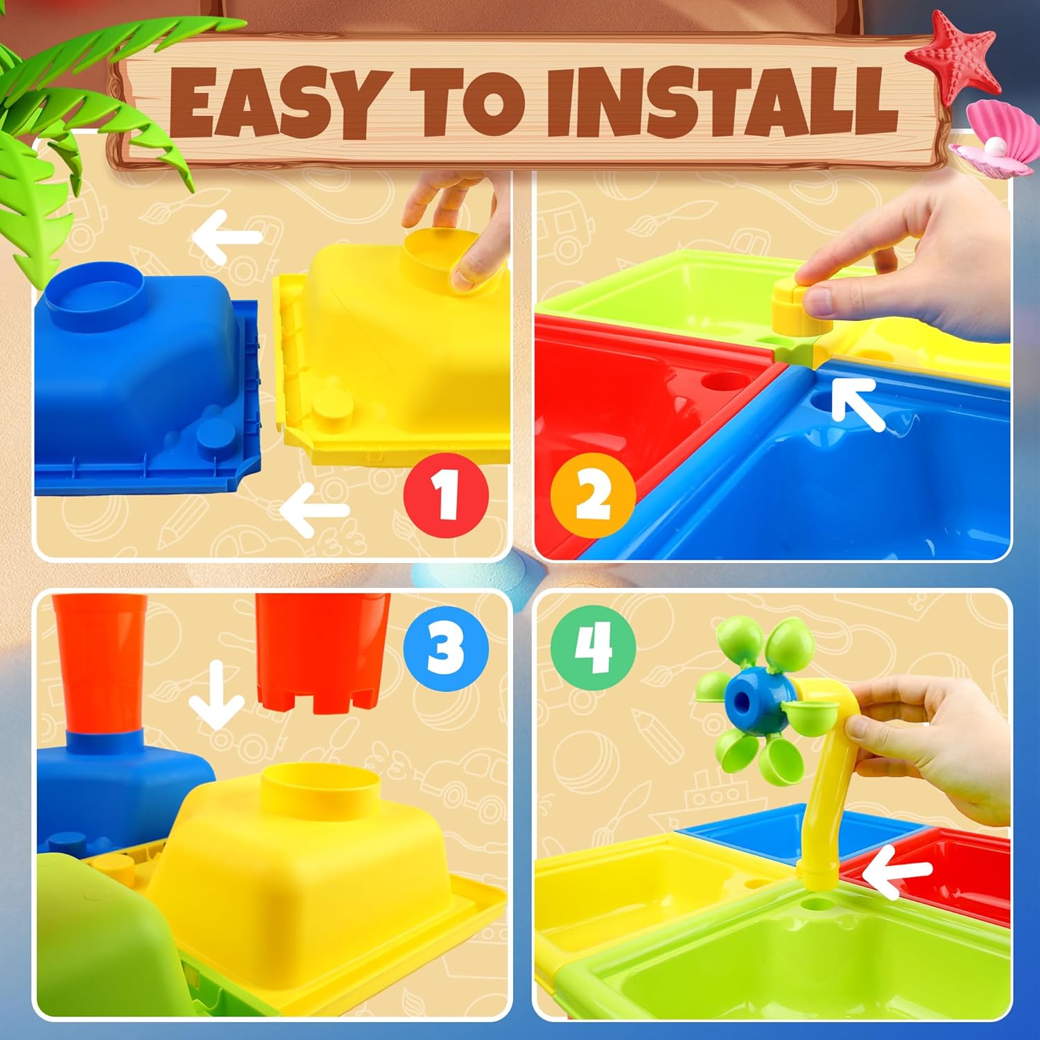 25 pezzi tavolo da acqua estiv - Kids Outdoor Water Table recensione e prezzo