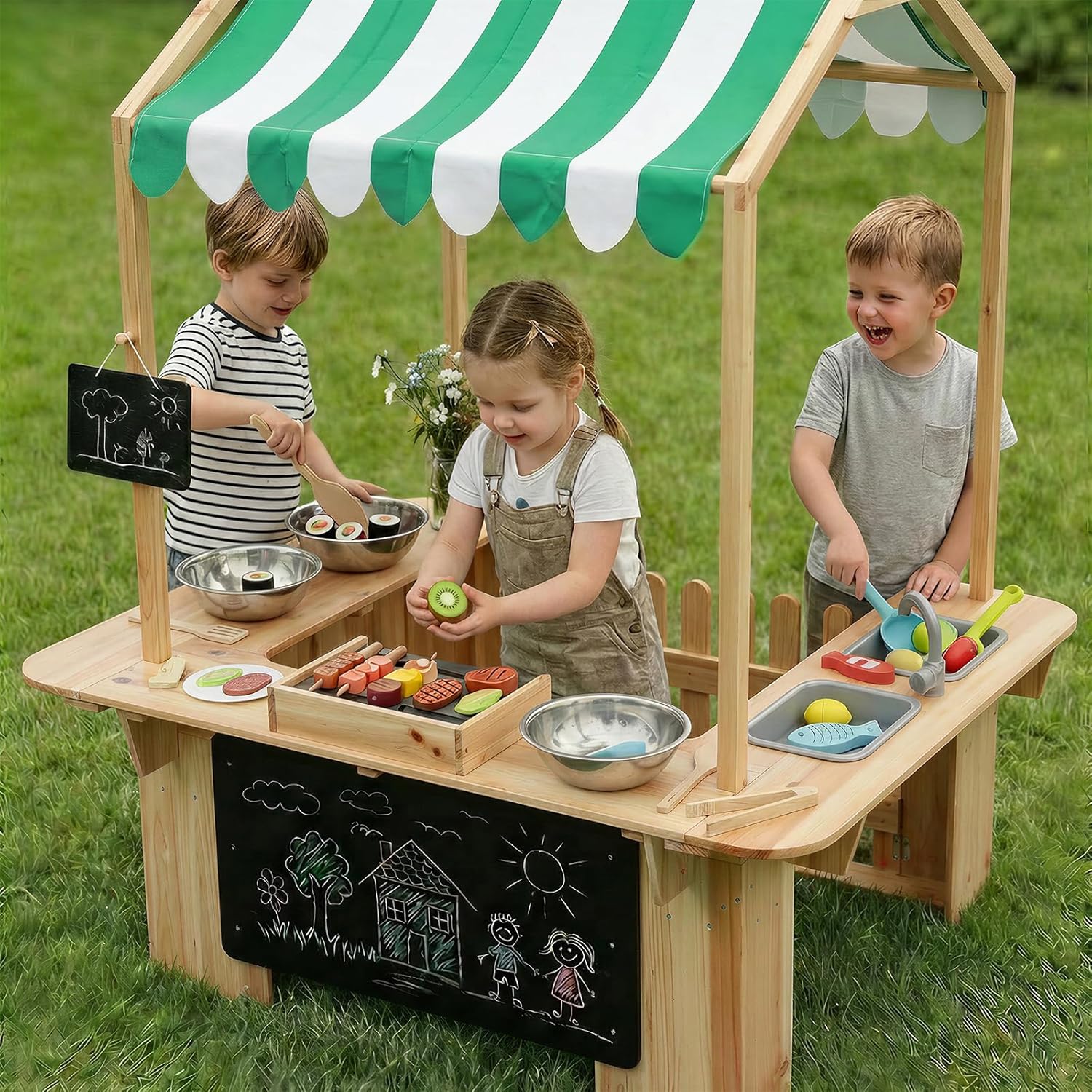 Casetta da gioco per bambini a - Kids Outdoor Mud Kitchen recensione e prezzo