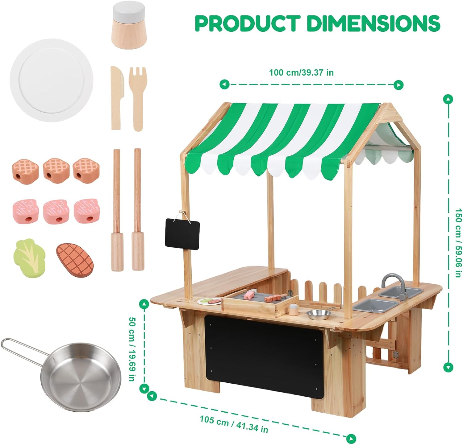 Casetta da gioco per bambini a - Kids Outdoor Mud Kitchen recensione e prezzo