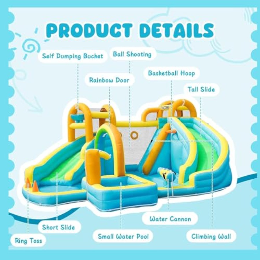 Parco acquatico gonfiabile da  - Kids Outdoor Water recensione e prezzo
