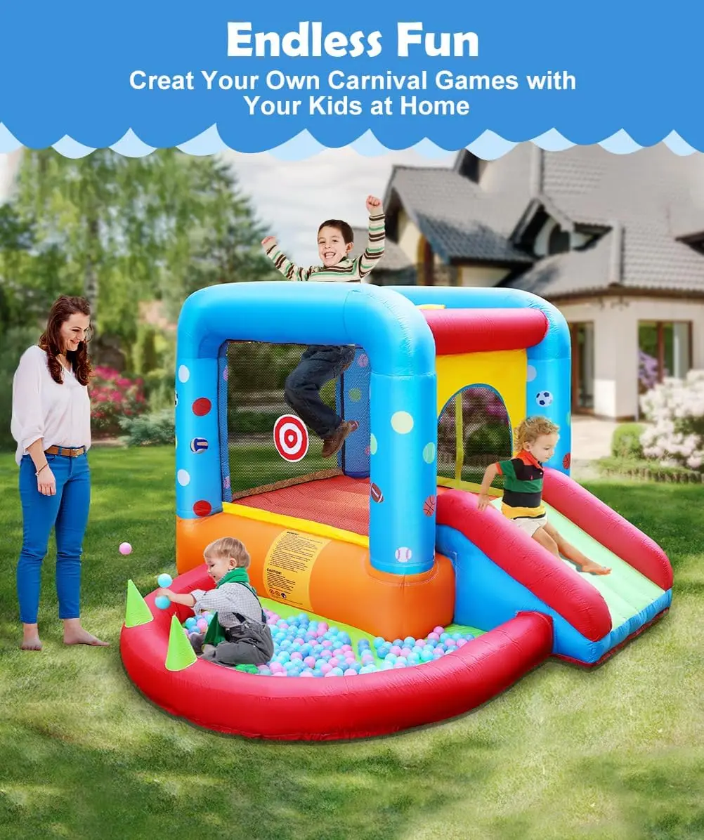 Step4Fun Castello Gonfiabile,  - Kids Outdoor Jump House recensione e prezzo