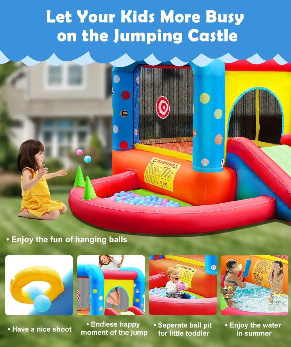Step4Fun Castello Gonfiabile,  - Kids Outdoor Jump House recensione e prezzo