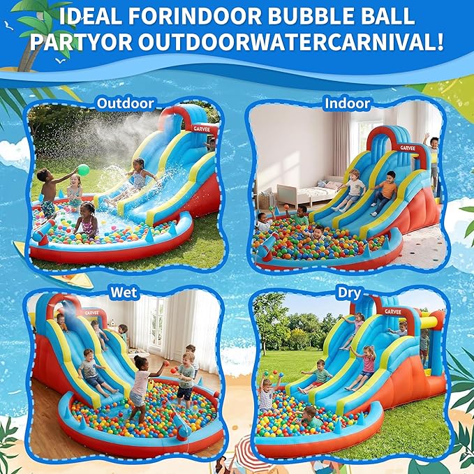 Parco acquatico gonfiabile 8-i - Kids Outdoor Water recensione e prezzo
