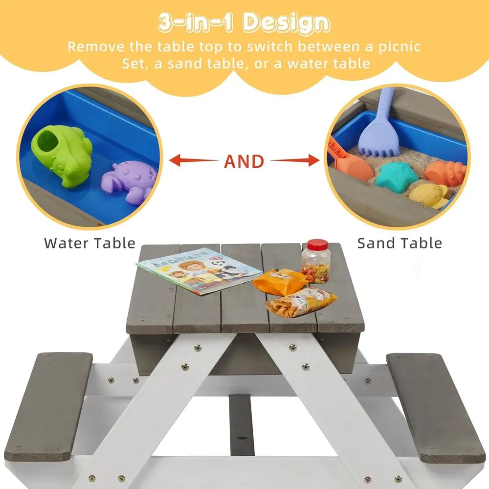 Tavolo da Picnic Convertibile  - Kids Outdoor Water Table recensione e prezzo