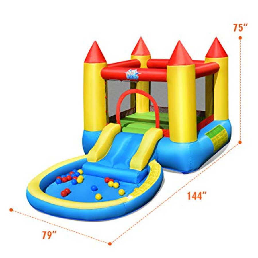 Castello gonfiabile da giardin - Kids Outdoor Jump House recensione e prezzo