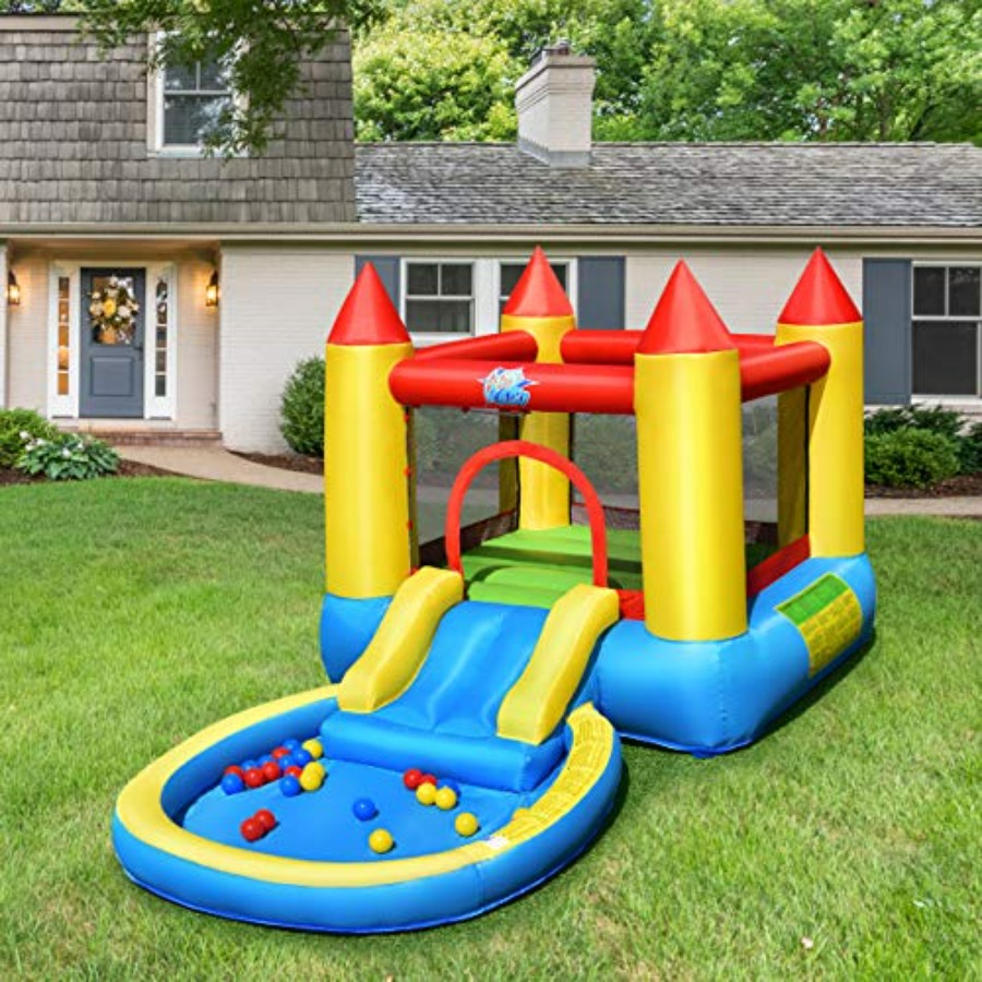 Castello gonfiabile da giardin - Kids Outdoor Jump House recensione e prezzo