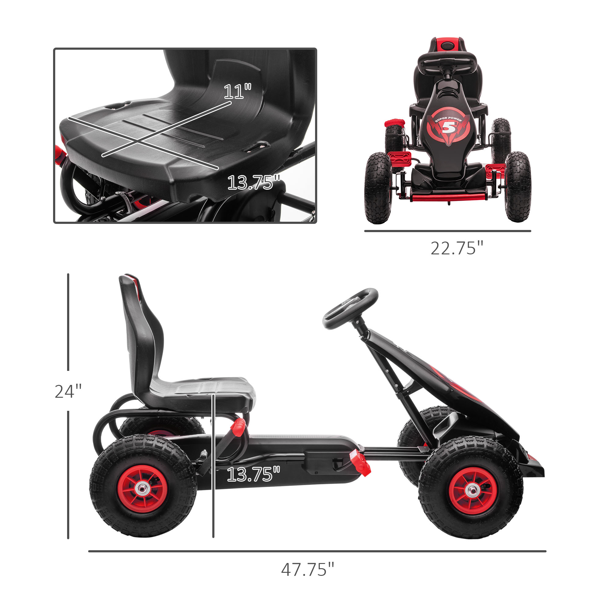 Go-Kart a Pedali per Bambini c - Go Kart Pedal Kids recensione e prezzo