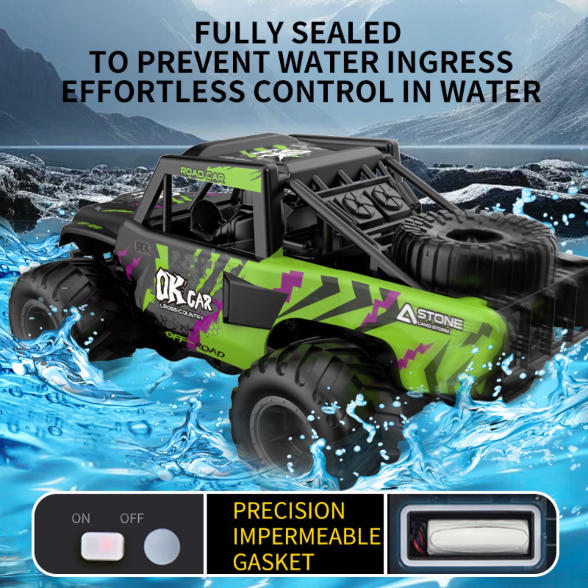 Auto RC Anfibia 4WD Fuoristrad - Kids Outdoor Electric Car recensione e prezzo