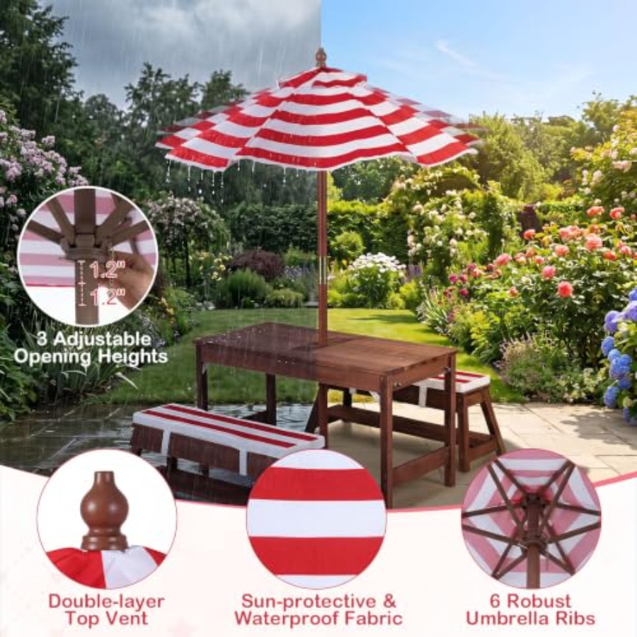 Tavolo da picnic per bambini d - Kids Outdoor Water Table recensione e prezzo