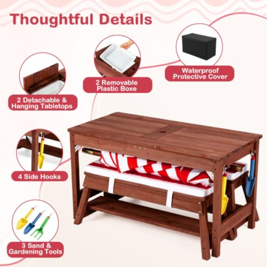 Tavolo da picnic per bambini d - Kids Outdoor Water Table recensione e prezzo