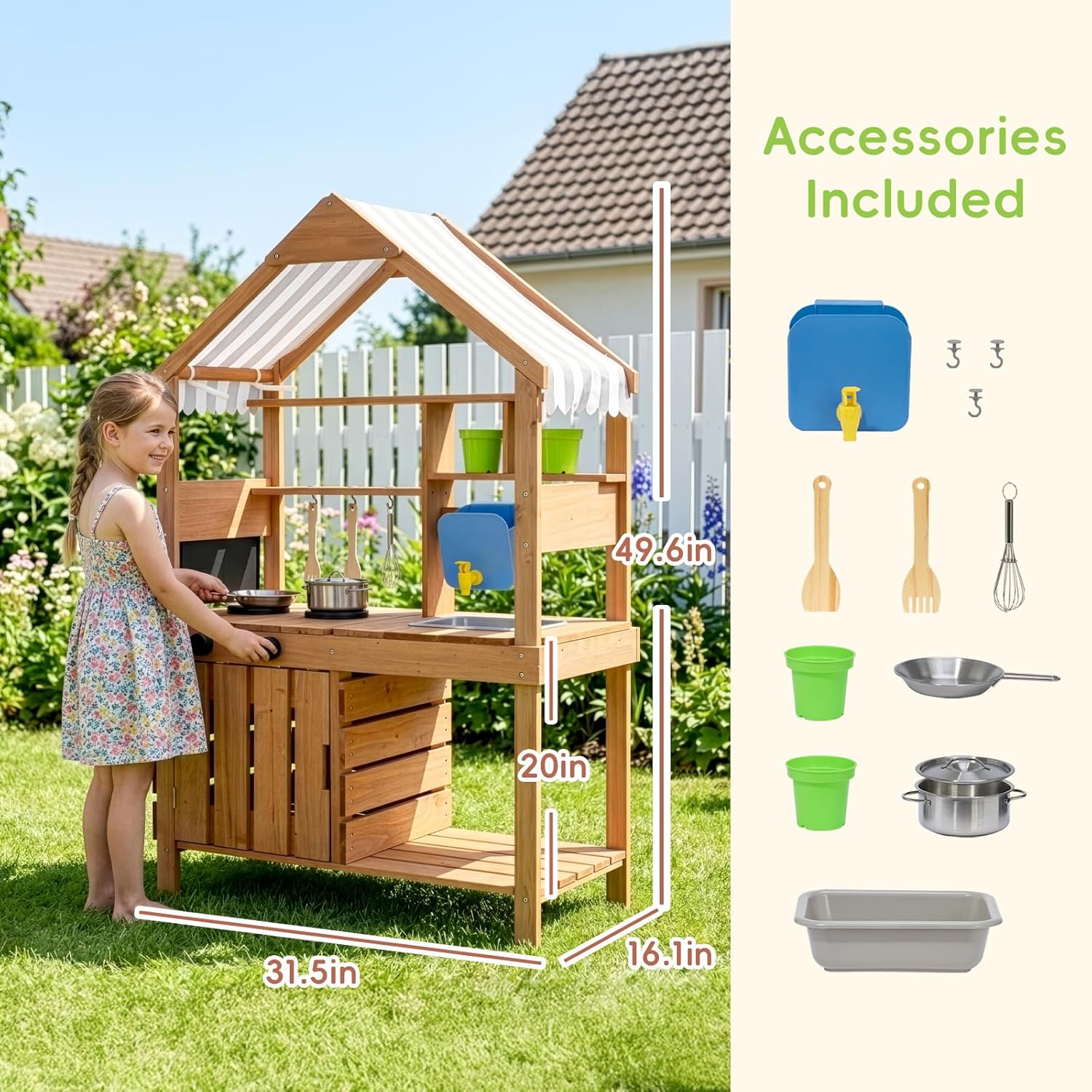 # Cucina da Giardino per Bambi - Kids Outdoor Mud Kitchen recensione e prezzo