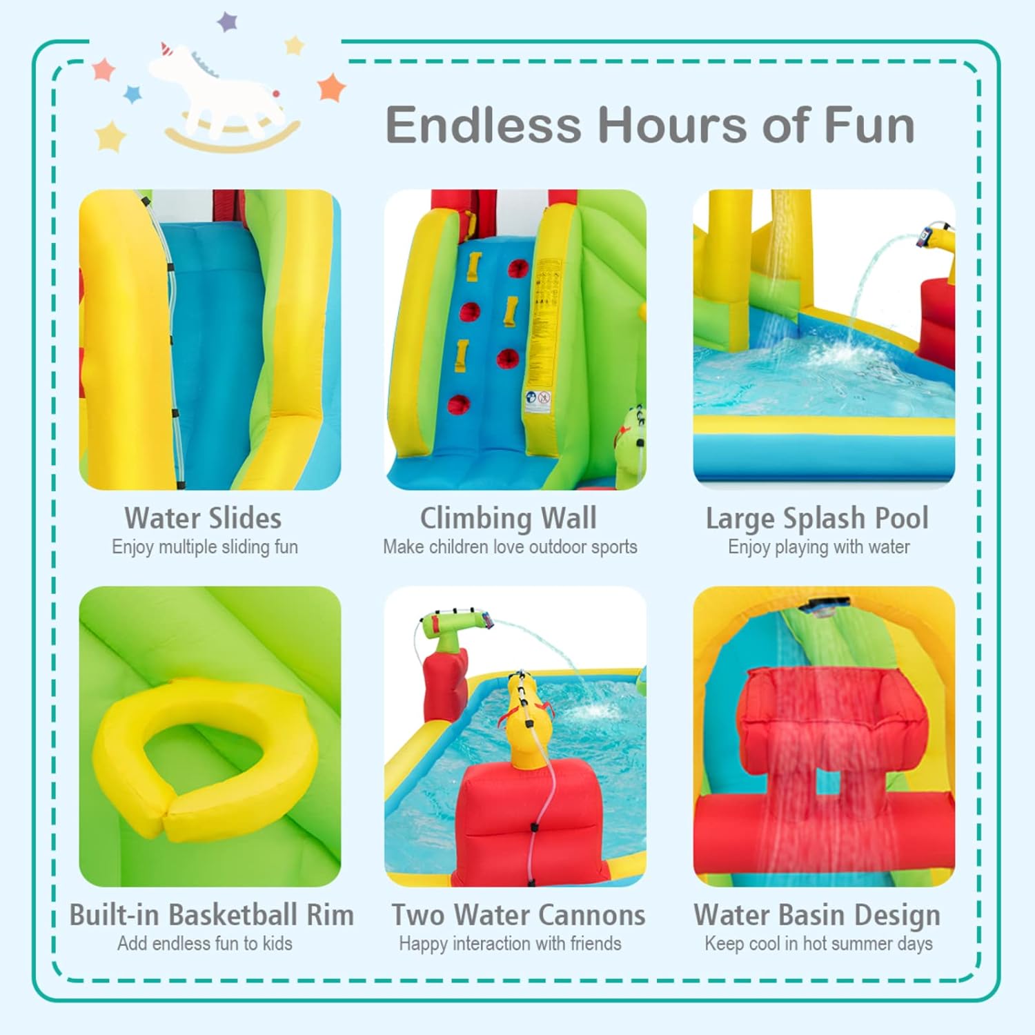 Mega Parco Acquatico Gonfiabil - Kids Outdoor Water recensione e prezzo