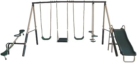 Set da gioco per bambini da es - Kids Outdoor Swing And Slide recensione e prezzo