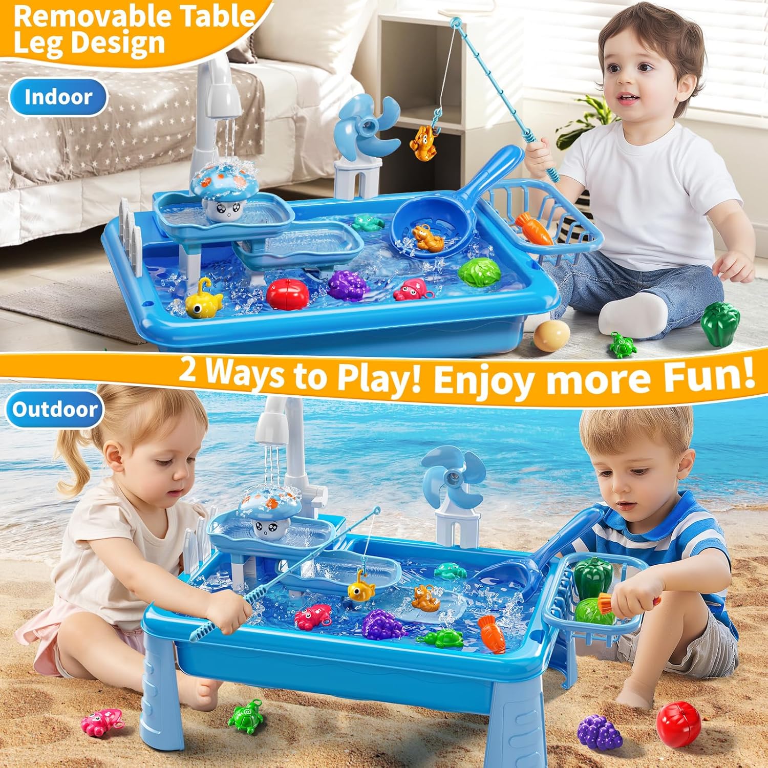 Tavolo da Gioco con Acqua per  - Kids Outdoor Water Table recensione e prezzo