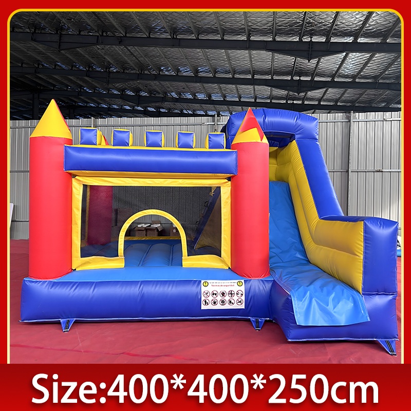 Castello Gonfiabile 4m x 4m, C - Kids Outdoor Jump House recensione e prezzo