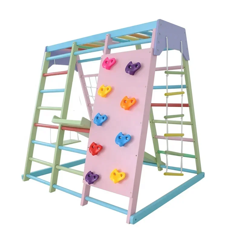 Set da arrampicata in legno pe - Kids Outdoor Swing And Slide recensione e prezzo