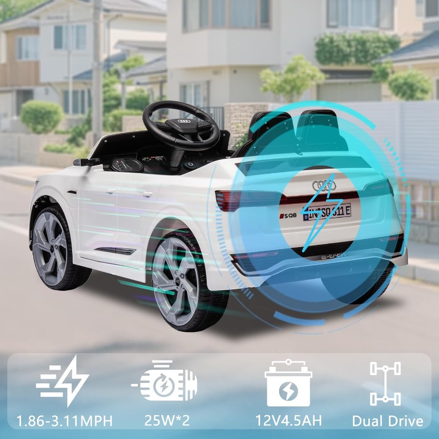 Audi SQ8 con licenza 12V Ride  - Ride On Toy Car recensione e prezzo